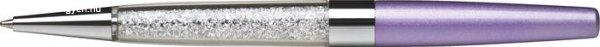 Golyóstoll, világoslila, alul fehér SWAROVSKI® kristállyal töltve, 14cm,
ART CRYSTELLA®