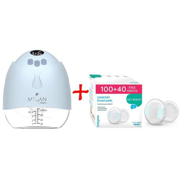 BabyOno mellszívó Megan elektromos, viselhető - 100 plusz 40db
melltartóbetéttel 1001 - 296/140