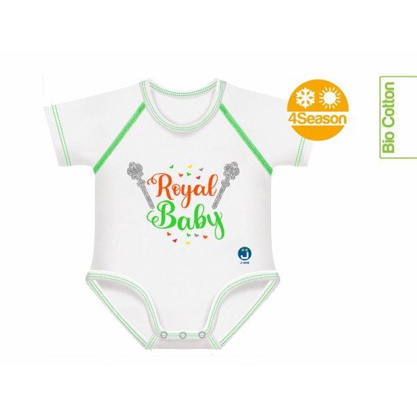 J Bimbi kombidressz 0-36 hó biopamut 4 Seasons Royal Baby 10999