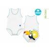 J Bimbi kombidressz 0-36 h biopamut Summer Tropical Toucan 