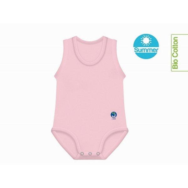J Bimbi kombidressz 0-36 hó biopamut Summer pink 10861