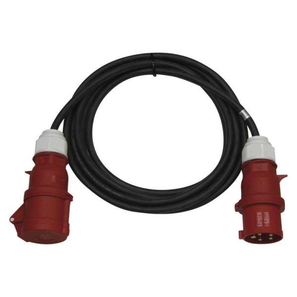 EMOS PM1105, 3 fázisú kültéri hosszabbító 25 m / 1 aljzat / fekete / gumi
/ 400 V / 4 mm2