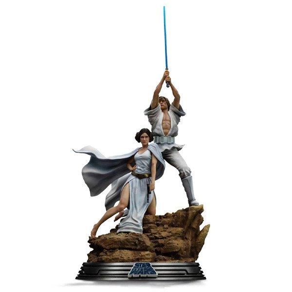 Szobor Luke and Leia Art Scale 1/10 (Star Wars)