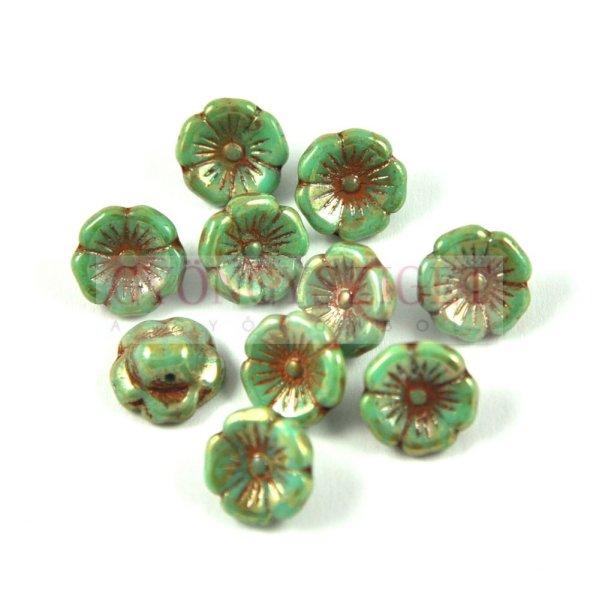 63120-43400 - türkiz zöld picasso gomb - 12mm