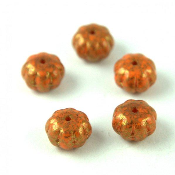 93120-15496 - Melon - Orange Bronze Travertin - 8x11mm