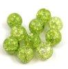 Roppantott veg gyngy - Green - 8mm