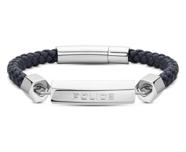 Police Stílusos bőr karkötő Hardware PEAGB2214925 19 cm