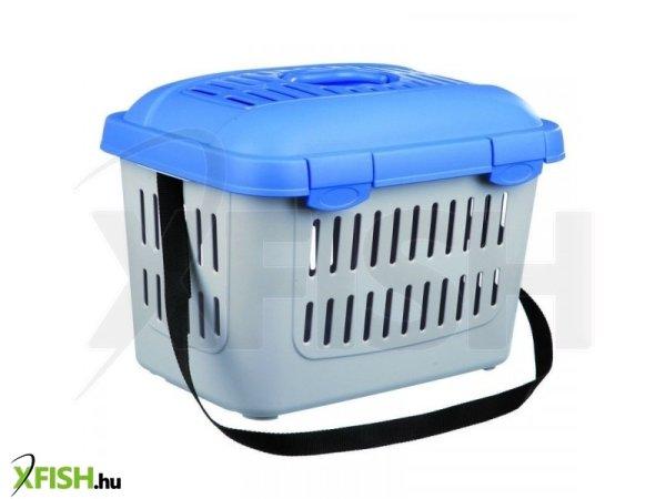 Trixie szállító box midi-capri 44x33x32cm kék/szürke