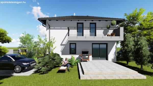 Eladó 106 nm-es Új építésű Ikerház Budakeszi