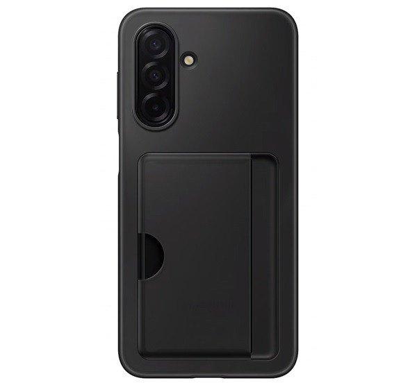 SAMSUNG szilikon telefonvédő (kártyazseb) FEKETE Samsung Galaxy A26 5G
(SM-A266)