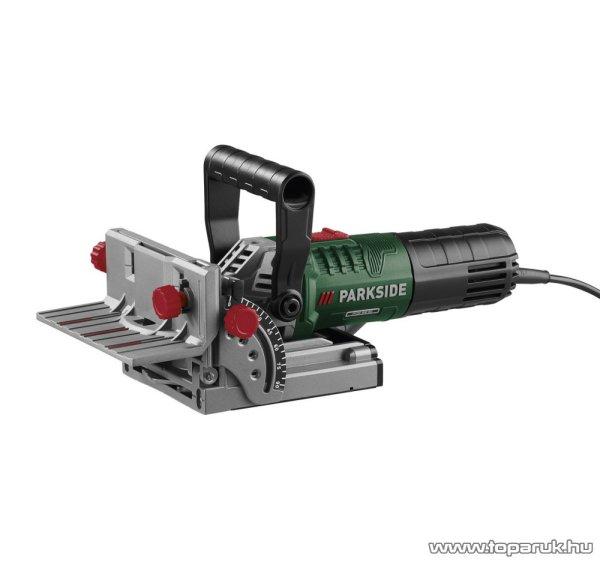 ParkSide PFDF 900 B2 Elektromos lapostiplimaró, kekszmaró, laposdübelmeró,
lamellázó gép, 6 fokozatú marásmélységgel, 900 W / 100 mm