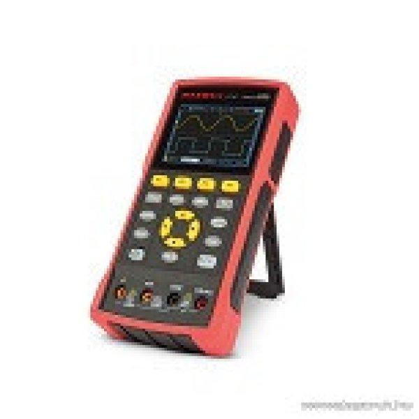 Maxwell 25360 Akkumulátoros kézi oszcilloszkóp, 3.5" színes LCD
kijelzővel (AC/DC, 400V, 40MHz, 2 csatorna, 8K/4K)