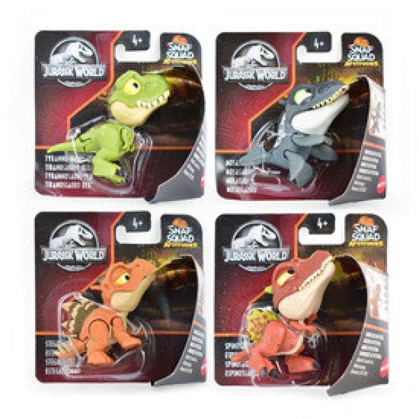 Jurassic world - harapós dínók, 4 féle
