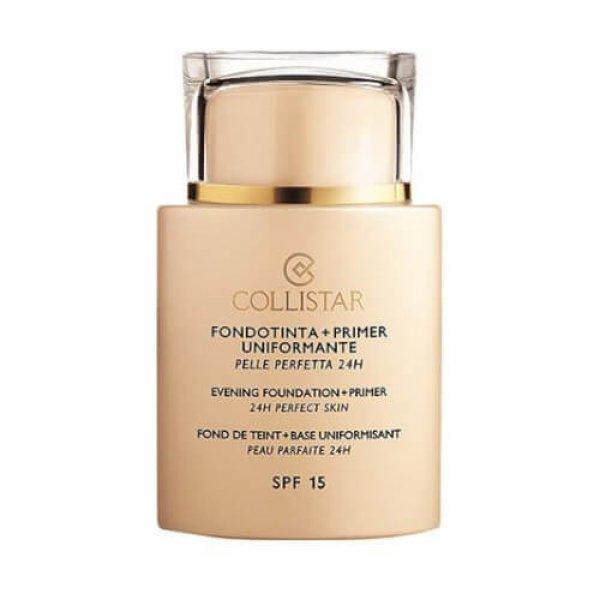 Collistar Folyékony smink és alapozó a tökéletes
bőrért SPF 15 (Even Foundation + Primer) 35 ml 05 Amber
