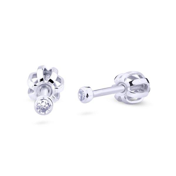 Cutie Diamonds Minimalista fehér arany fülbevaló
gyémántokkal DZ3032-30-00-X-2