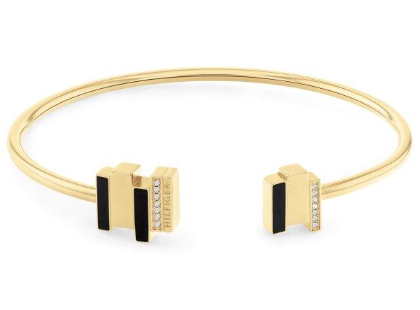 Tommy Hilfiger Modern nyitott, aranyozott karkötő kristályokkal
Layered 2780846