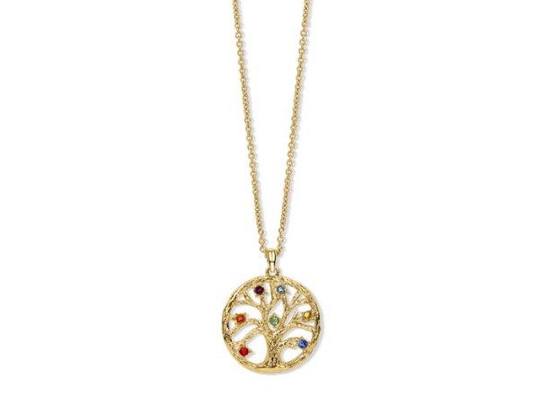CRYSTalp Bájos aranyozott fülbevaló kristályokkal Chakra
Tree of life 30093.MLT.G