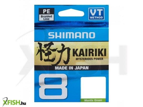 Shimano Line Kairiki 8 Fonott Zsinór Világoszöld 300m 0,10mm 6,5Kg