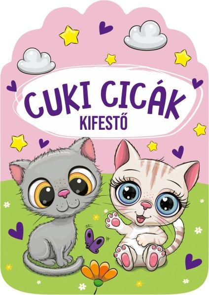 Cuki cicák kifestő
