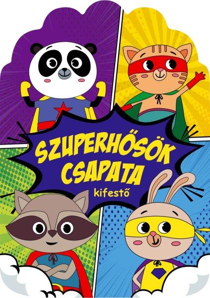 Szuperhősök csapata kifestő