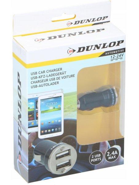 Dunlop, Szivargyújtós Töltő 2xUsb, 12/24V