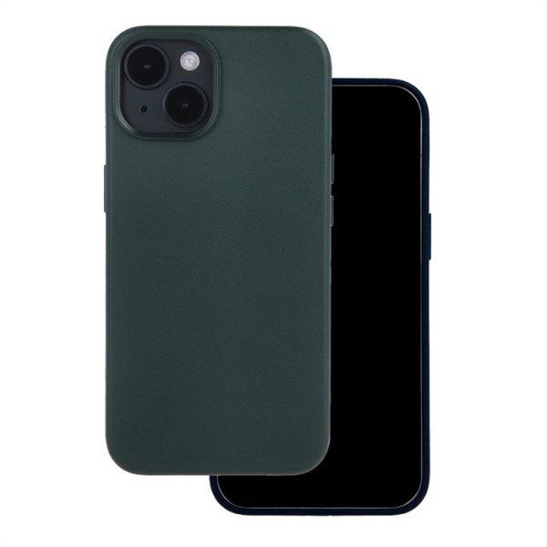 Mag Leather Apple iPhone 16 (6.1) MagSafe tok (vezetéknélküli töltéshez)
zöld