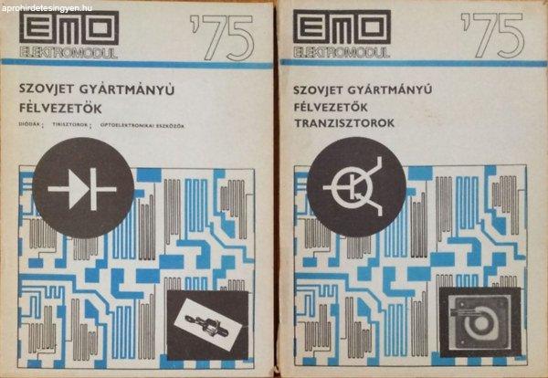 Elektromodul - Szovjet gyártmányú félvezetők - Diódok, tirisztorok,
optoelektronikai eszközök + Tranzisztorok (2 kötet) - Kertészné Jelinek
Katalin (összeáll.)