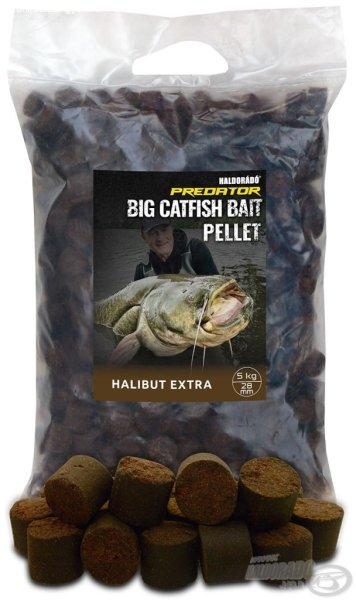 HALDORÁDÓ Catfish Bait Pellet 24 mm - Halibut Extra 5 kg
