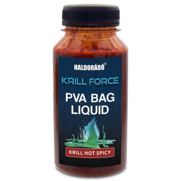 HALDORÁDÓ Krill Force PVA Bag Liquid - Krill Hot Spicy 180ml