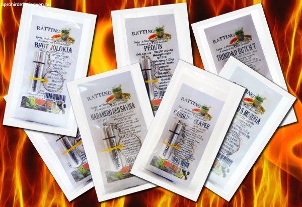 Kulcstartóra akasztható Pequin "CHILI" kapszula