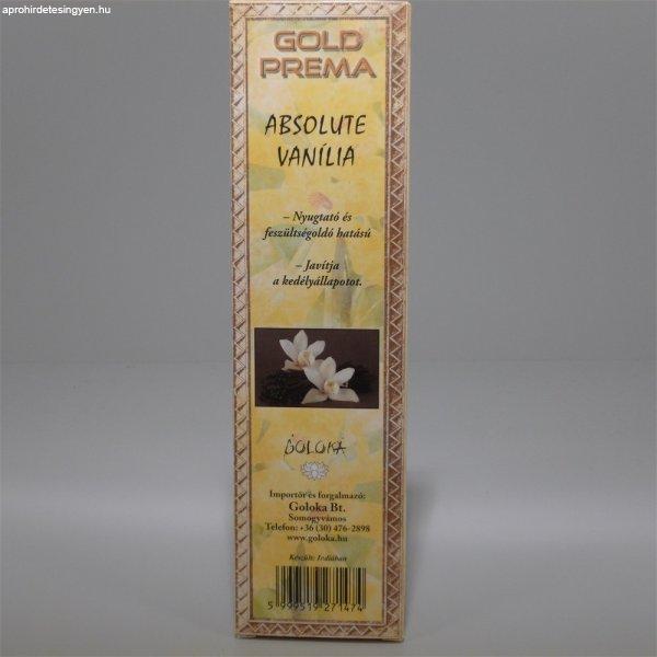 Füstölő gold prema vanília 10 db
