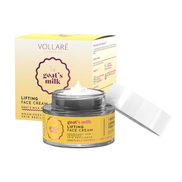 Vollaré bio technology kecsketejes+méhviaszos+mézes lifting hatású arckrém
50 ml