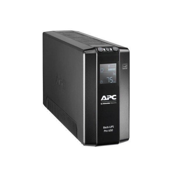 APC Back-UPS Pro BR650MI, (6 outlets) 650VA LCD 230V LINE-INTERACTIVE
szünetmentes, tiszta sinus, AVR