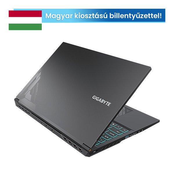 GIGABYTE G5 MF 15.6" FHD (144Hz), Intel Core i7-13620H (10C/4.9Ghz), 16GB,
1TB SSD, RTX 4050, Magyar billentyű