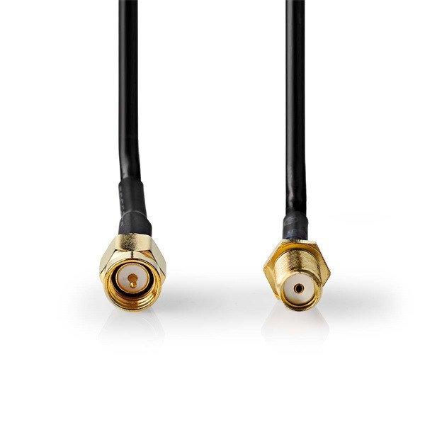 Nedis CSGL02010BK10 SMA kábel, 50 Ohm, 1m