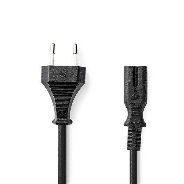 Nedis CEGL11040BK50 táp kábel IEC-320-C7, 2 x 0.75 mm, hossz 5m