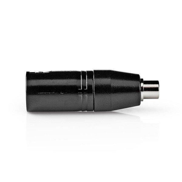 NEDIS COTP15930BK XLR adapter, XLR 3 tűs dugó, RCA nő, Nikkelezett, Egyenes,
Fém, Fekete , 1 db