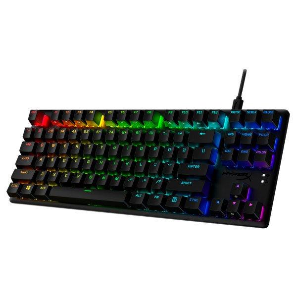 HP HYPERX vezetékes mechanikus gaming billentyűzet Alloy Origins Core PBT
piros switch - amerikai lokalizáció