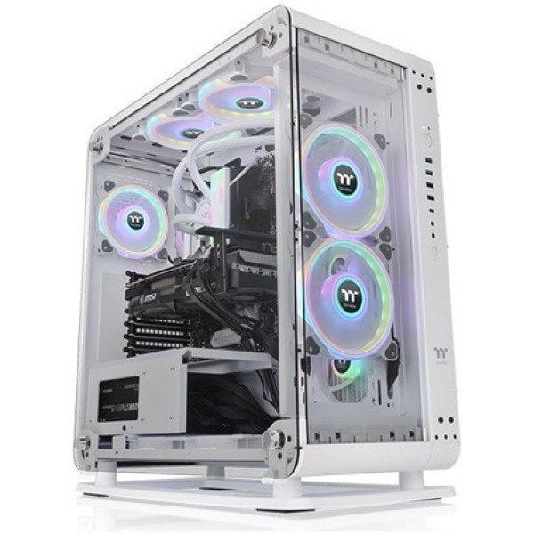 Thermaltake Core P6 TG Snow táp nélküli ablakos MT Mini Tower
számítógépház fehér