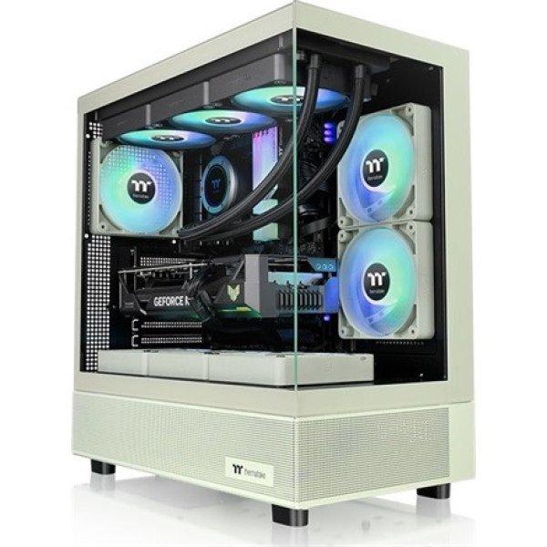 Thermaltake View 270 TG ARGB Matcha Green táp nélküli ablakos Mid Tower
számítógépház zöld