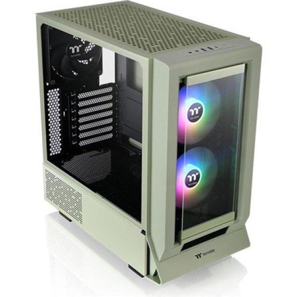 Thermaltake Ceres 350 MX Matcha Green táp nélküli ablakos Mid Tower
számítógépház zöld