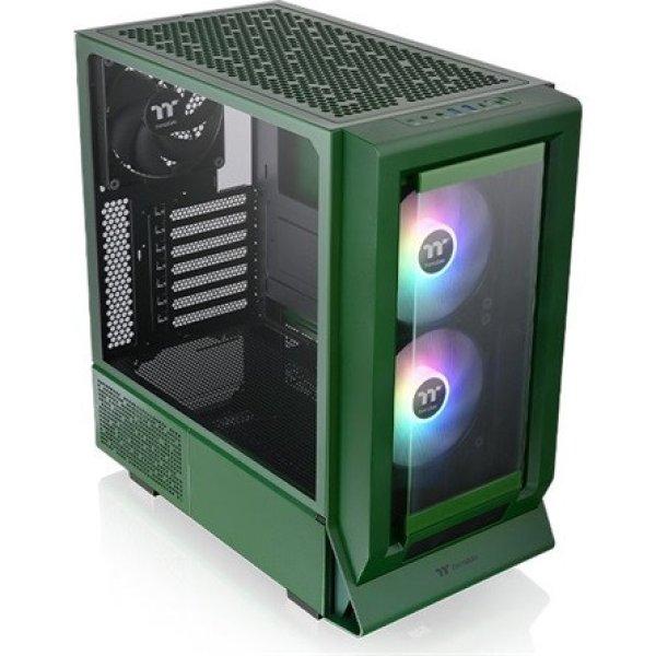 Thermaltake Ceres 350 MX Racing Green táp nélküli ablakos Mid Tower
számítógépház zöld