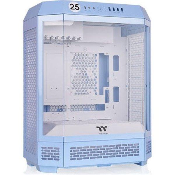 Thermaltake The Tower 600 Hydrangea Blue táp nélküli ablakos Mid Tower
számítógépház kék