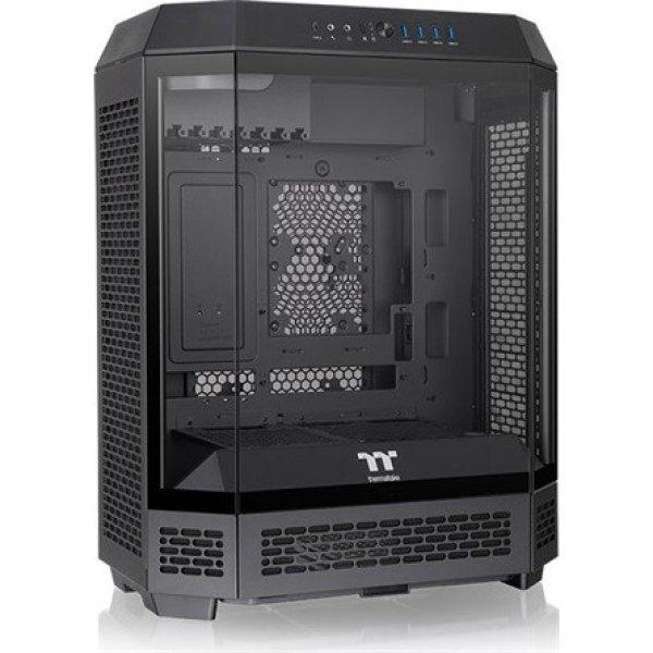 Thermaltake The Tower 600 Black táp nélküli ablakos Mid Tower
számítógépház fekete