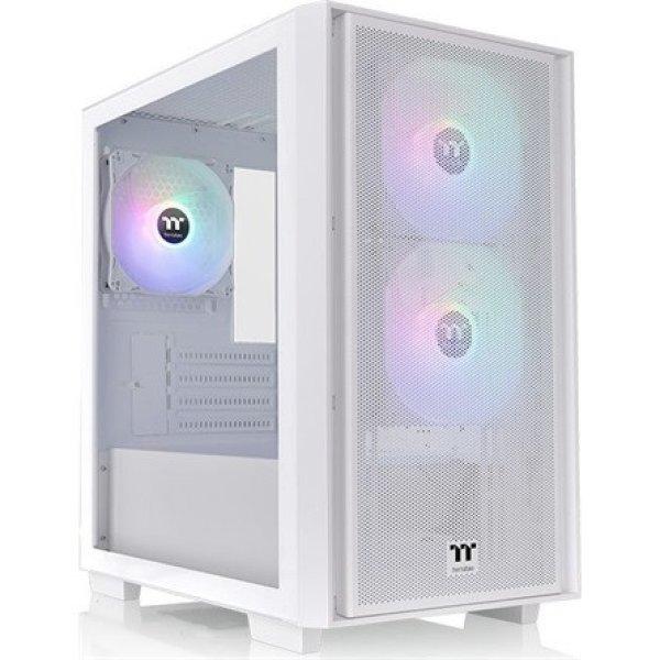 Thermaltake Versa H16 TG ARGB Snow táp nélküli ablakos MT Mini Tower
számítógépház fehér