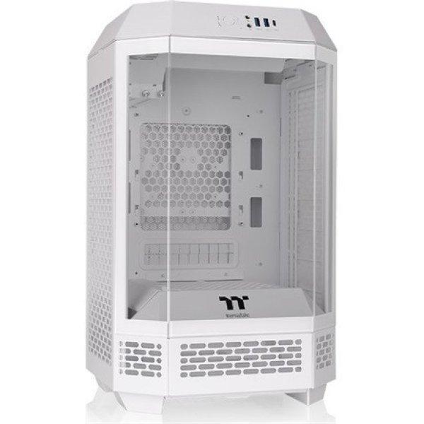 Thermaltake The Tower 250 White táp nélküli ablakos Mini-ITX
számítógépház fehér