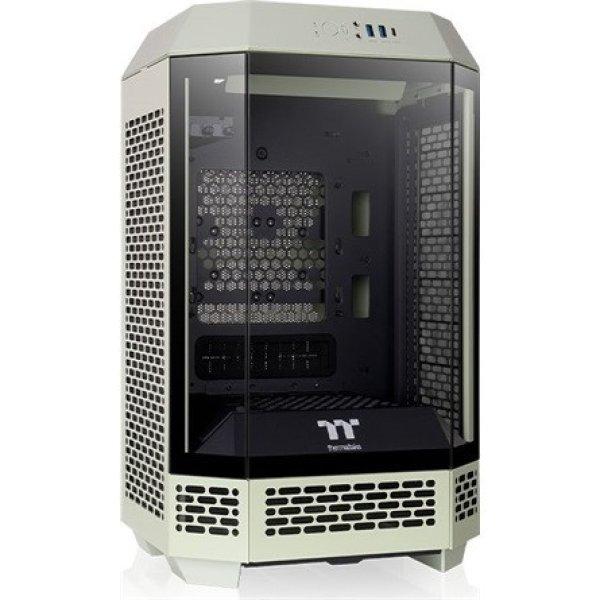 Thermaltake The Tower 250 Matcha Green táp nélküli ablakos Mini-ITX
számítógépház zöld