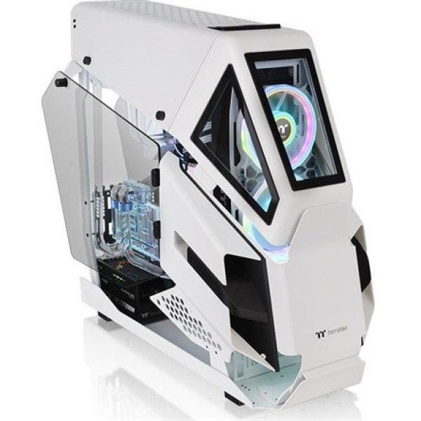 Thermaltake AH T600 Snow táp nélküli ablakos Full Tower számítógépház
fehér
