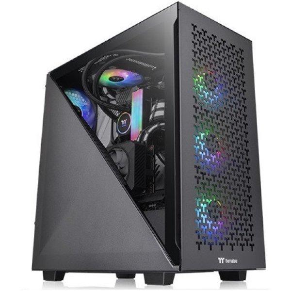 Thermaltake Divider 300 TG Air táp nélküli ablakos MT Mini Tower
számítógépház fekete