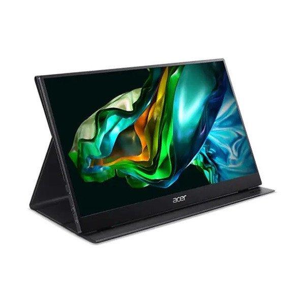 ACER IPS hordozható Monitor PM161QB1bmiuux 15,6", 16:9 FHD, 60Hz,
AdaptiveSync, 4ms, 250nits, HDMI, 2xUSB-C, MM, fekete